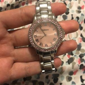 Macy's silver watch